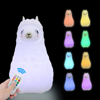 Owl LED Night Light Touch Sensor Remote Control