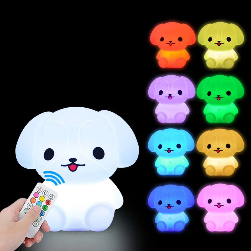 Owl LED Night Light Touch Sensor Remote Control